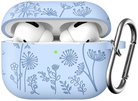 Lerobo Capa para AirPods Pro 2 - Gravada e Protetora  (Lilás)