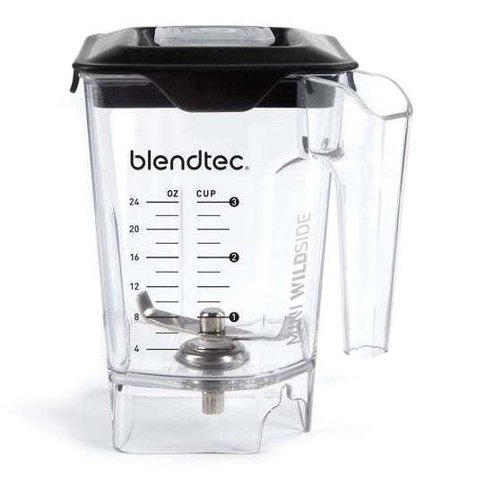 Blendtec Mini WildSide Jar (46 oz) com Tampa Ventilada - BPA-Free - Clear