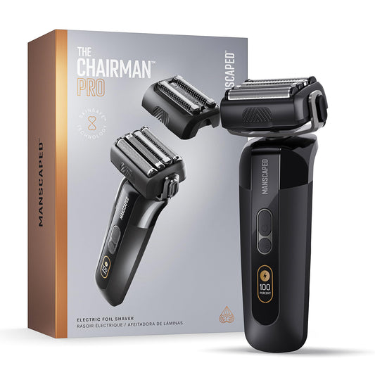 MANSCAPED The Chairman PRO Barbeador Facial Elétrico 2 Cabeças