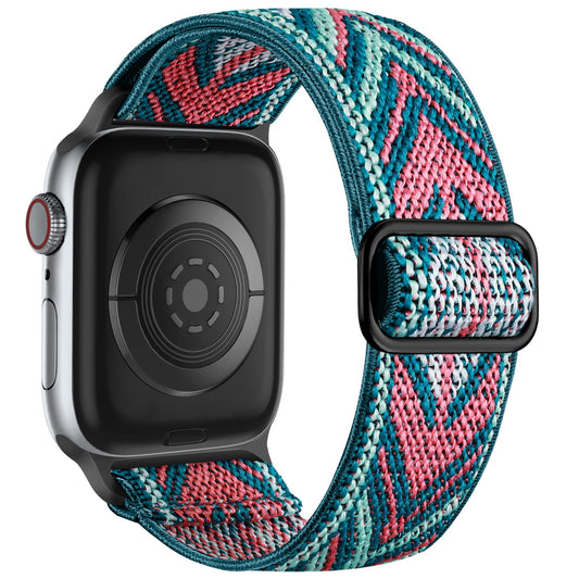 Lerobo Pulseira Trançada Nylon p/ Apple Watch (Flecha Verde)