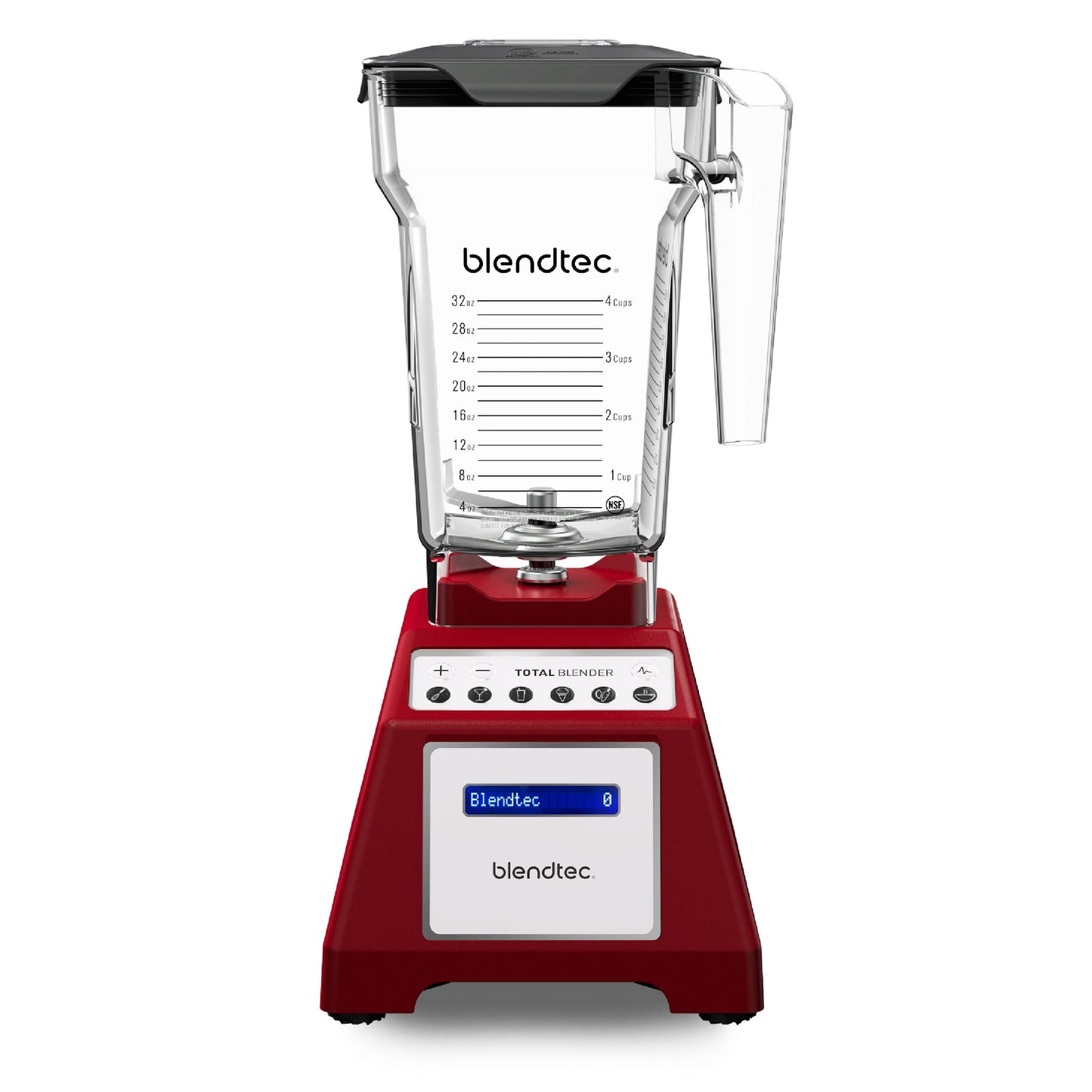 Blendtec Total Classic Original e Jarra FourSide 75oz - Pacote Vermelho