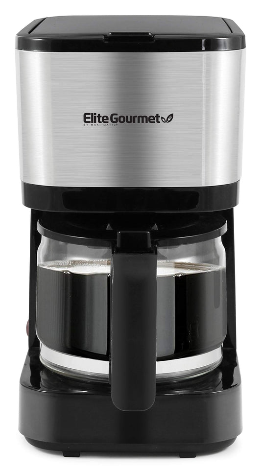 Elite Gourmet EHC9420 Cafeteira Elétrica 5-Cups, Aço Inoxidável