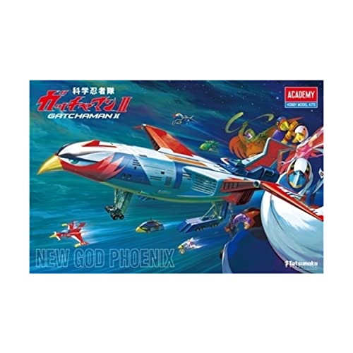 Academy New God Phoenix (Gatchaman II) com LED e Miniaturas 1:144