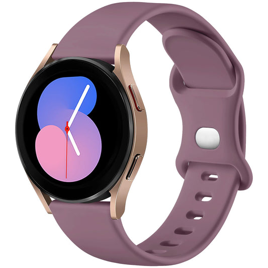 Lerobo Pulseira Silicone 20mm Compatível Samsung Galaxy Watch (Violeta)