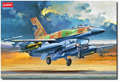 Academy F-16I SUFA 1/32 Model Kit - Detalhes Precisos e Decais Extensos