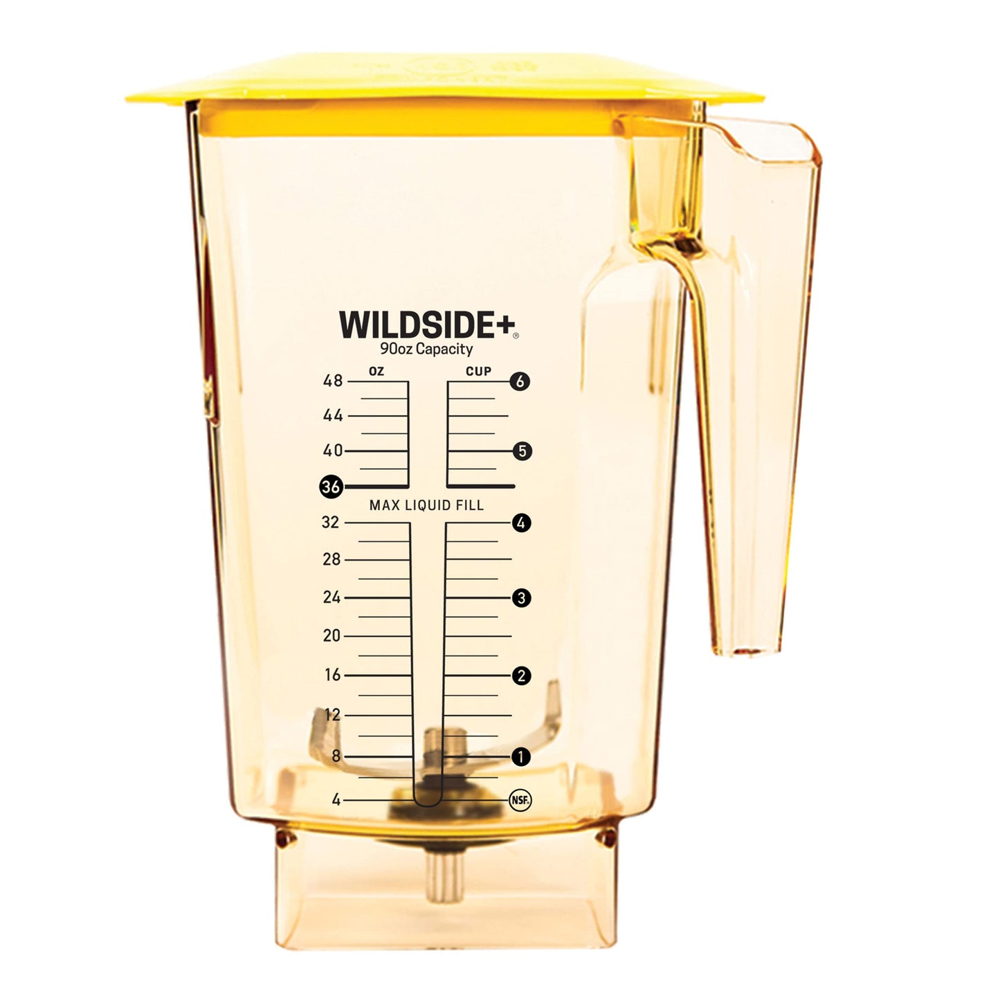 Jarra Blendtec WildSide+ 2,6L para Liquidificadores Comerciais (Amarelo)