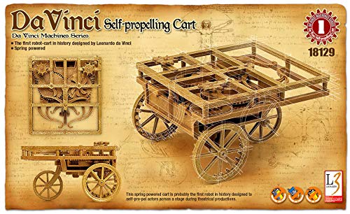 Academy Carrinho Auto Propulsor de Da Vinci - Kit de Montagem Histórico