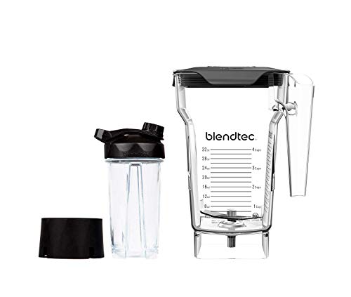 Blendtec 75 oz FourSide Jar e 34 oz GO Travel Bottle - Kit para Liquidificador