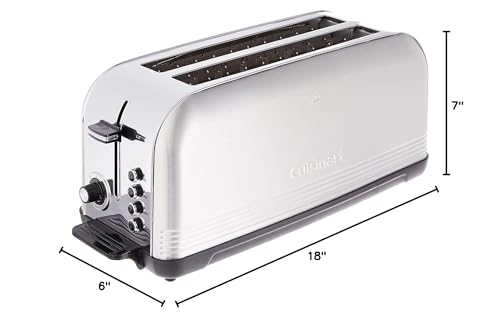 Torradeira Cuisinart CPT-2500 com Slots Longos e 7 Níveis de Tostagem (Aço Inox)