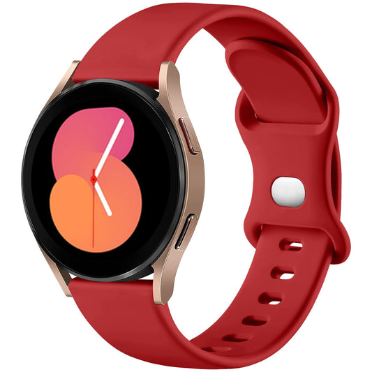 Lerobo Pulseira Silicone p/ Samsung Galaxy Watch (Vermelha)