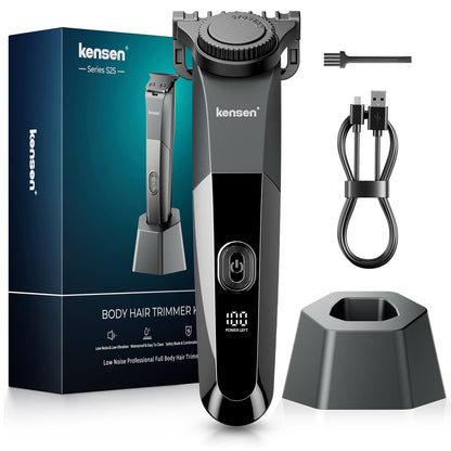 Trimmer Kensen para Corpo e Púbis Masculino Recarregável