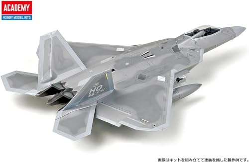 Academy F-22A Air Dominance Fighter 1/72 Modelo com Detalhes Premium