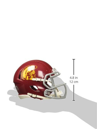 Riddell Mini Capacete NCAA USC Trojans Speed - Réplica Oficial