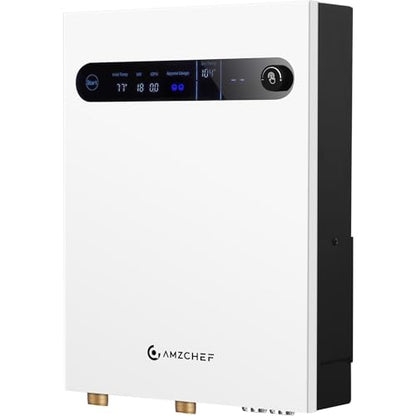 Amzchef Aquecedor de Água Instantâneo Sem Tanque 27kW 240V com Display LED