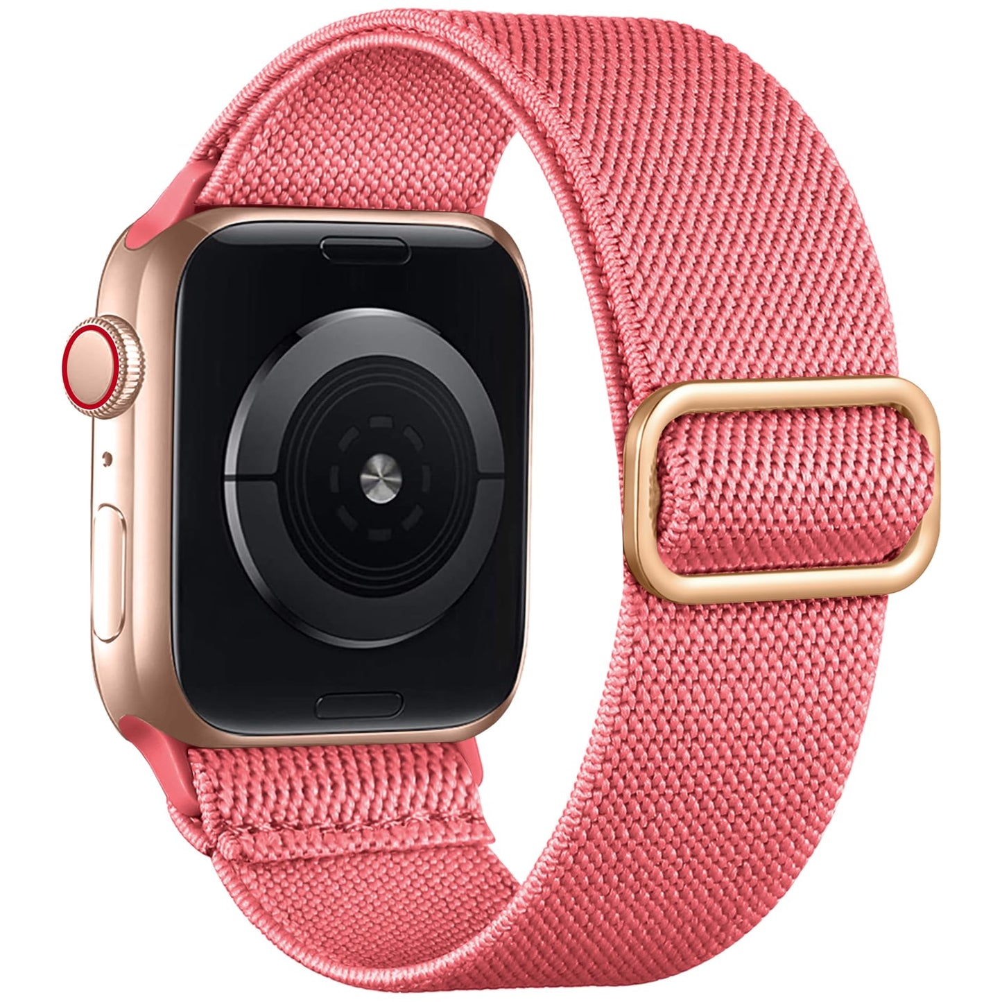 Lerobo Pulseira Trançada Elástica Nylon p/ Apple Watch 38-49mm (Melancia)