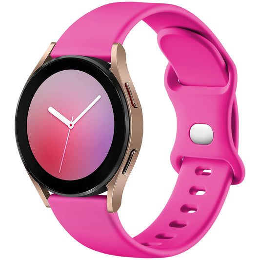 Lerobo Pulseira 20mm p/ Galaxy Watch (Rosa Vermelho)