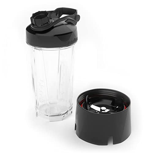 Blendtec GO Garrafa Reutilizável 30oz com Tampa de Viagem - Transparente