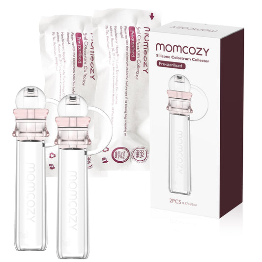 Momcozy Coletor de Colostro Reutilizável, 5ml, 2 Peças, BPA Free