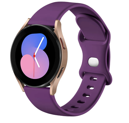 Lerobo Pulseira de Silicone 20mm Compatível com Samsung Galaxy Watch (Roxo)