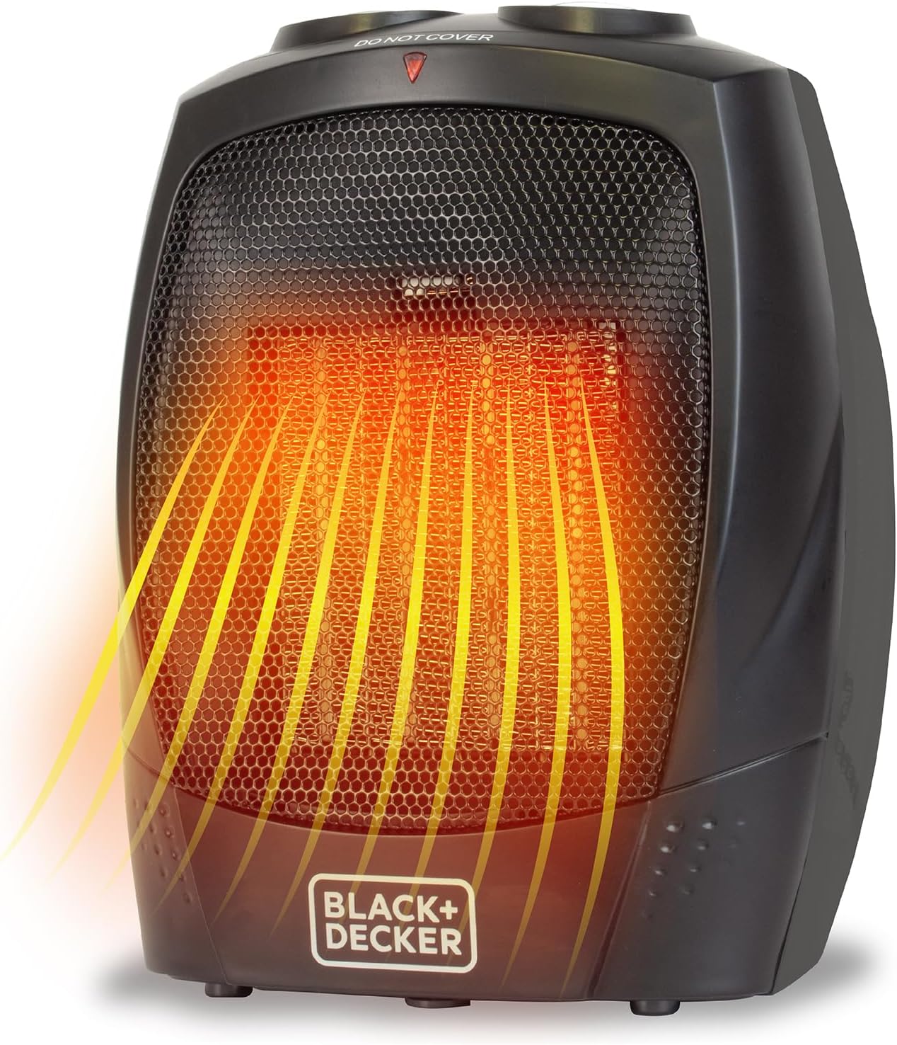 BLACK+DECKER Aquecedor Portátil com Alça, 750W/1500W (Preto)