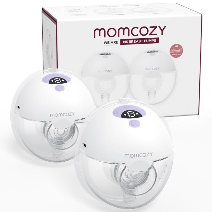 Momcozy Milk Collector Only Compatible with Momcozy M5 NOT for Others. Original M5 Breast Pump Replacement Accessories,