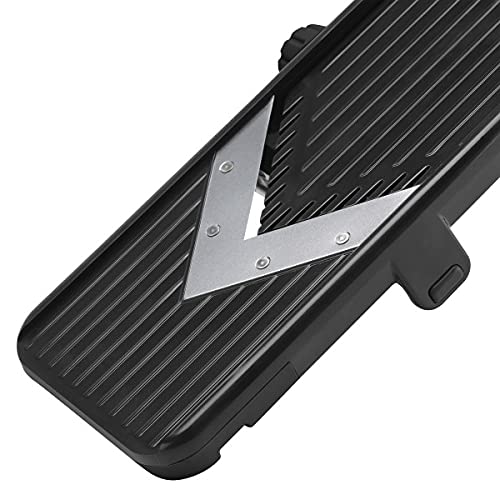 Mandoline Cuisinart V-Blade com Ajuste de Espessura (Preto e Aço Inox)