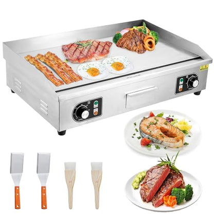 Takywep Chapa Elétrica 14 Pol 1500W Aço Inox Prata Antiaderente