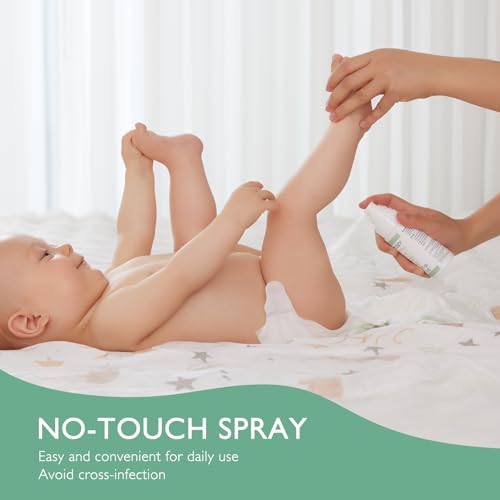 Momcozy Creme Spray para Assaduras de Bebê, Natural e Hipoalergênico, 200 Sprays