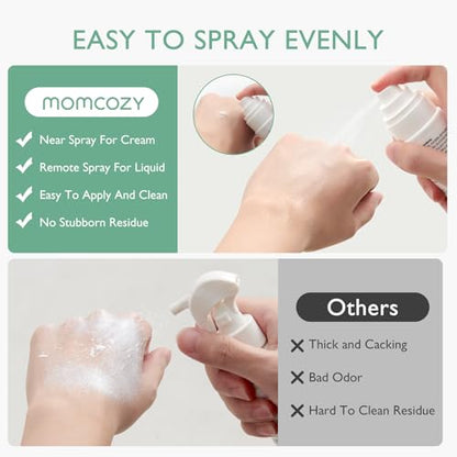 Momcozy Creme Spray para Assaduras de Bebê, Natural e Hipoalergênico, 200 Sprays