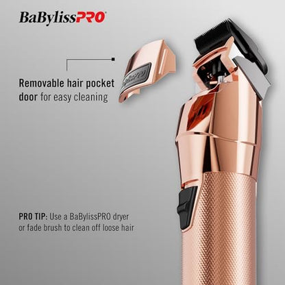 Máquina de Corte BaBylissPRO FXONE ROSEFX Sem Fio Rosegold