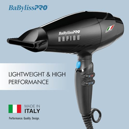 Secador BaBylissPRO Nano Titanium Rapido 2000W Italiano