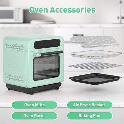 Secura Forno Airfryer a Vapor Multifuncional com 13 Quartos (Verde Menta)