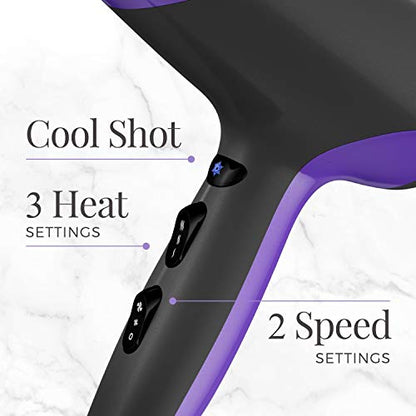 Secador Remington Damage Protection 1875W Roxo 3 Peças