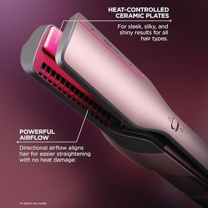 Shark FlexFusion Secador e Alisador com Escova e Modeladores HD642S Rosa Cósmico