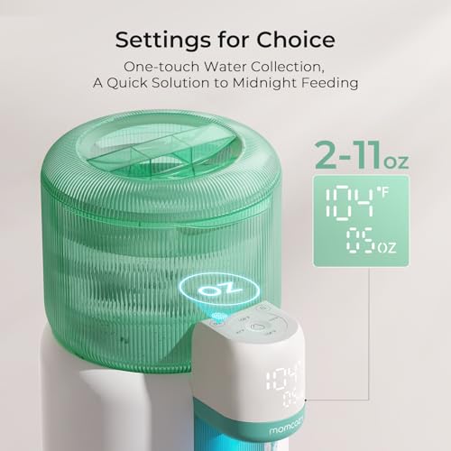 Momcozy Aquecedor de Mamadeira Automático com Luz Noturna e Controle