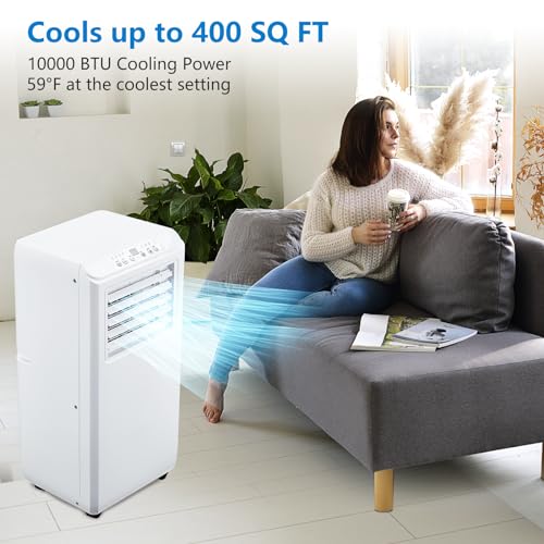 Takywep Ar Condicionado Portátil 10000 BTU Branco 41 m² 3 em 1