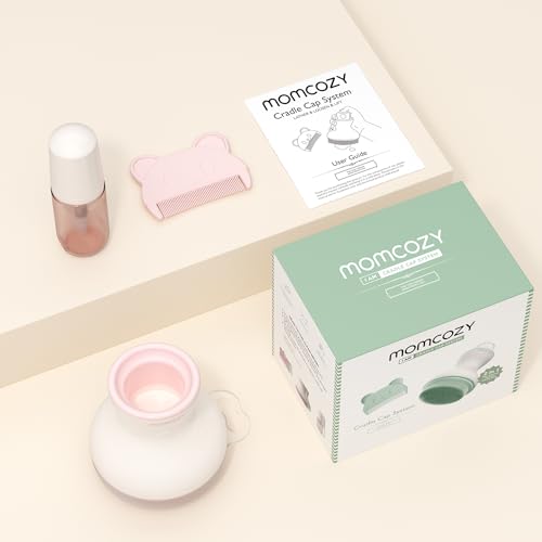 Momcozy Escova para Crosta Láctea 2 em 1 com Dispenser de Espuma (Verde)