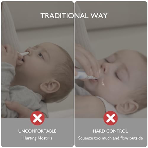 Momcozy Aspirador Nasal Elétrico 2-em-1 com Spray para Bebê Branco