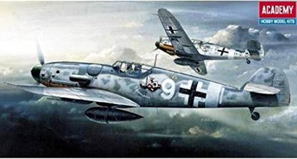 Academy 1/72 Messerschmitt Bf 109G - Kit de Montagem Detalhado