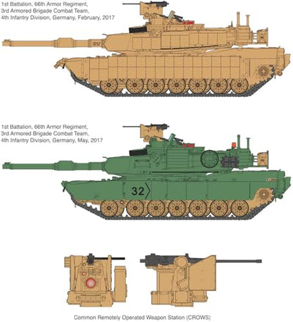 Academy 1/35 M1A2 V2 TUSK II - Kit de Modelo de Tanque Blindado