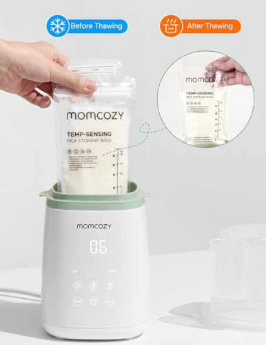 Momcozy Aquecedor de Mamadeiras Multifuncional com Controle de Temperatura e Timer