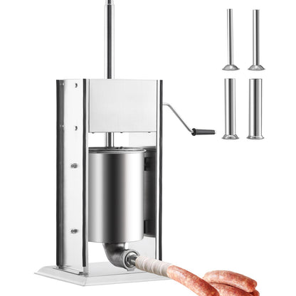 Takywep Máquina de Fazer Linguiça Inox 7L Manual Prata