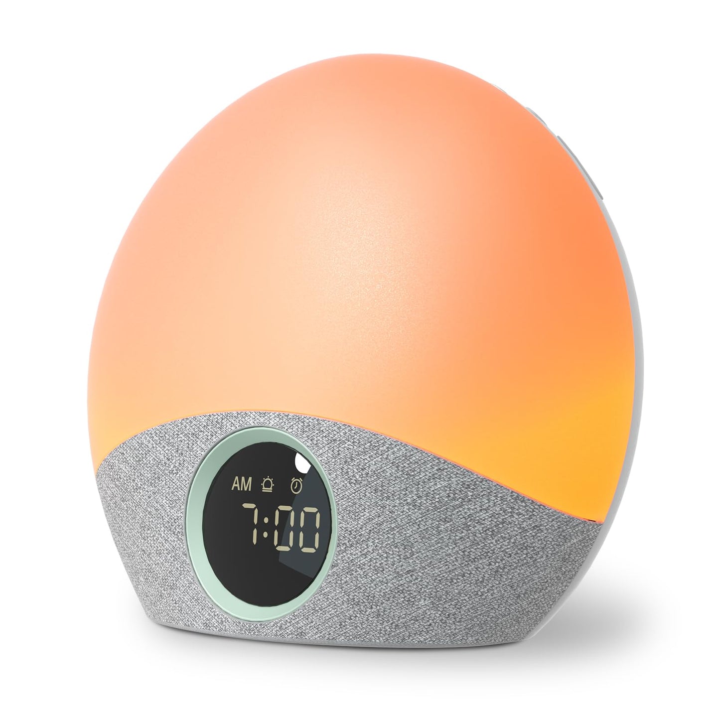 Momcozy Despertador com Luz Solar e Máquina de Sons para Sono, Laranja