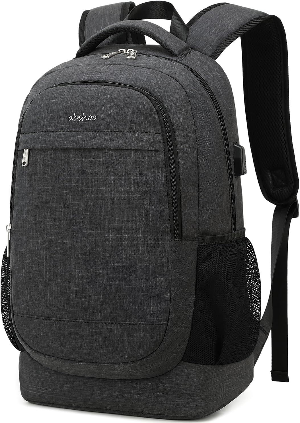 Abshoo Mochila Unissex para Notebook 17" Oxford Impermeável Preto