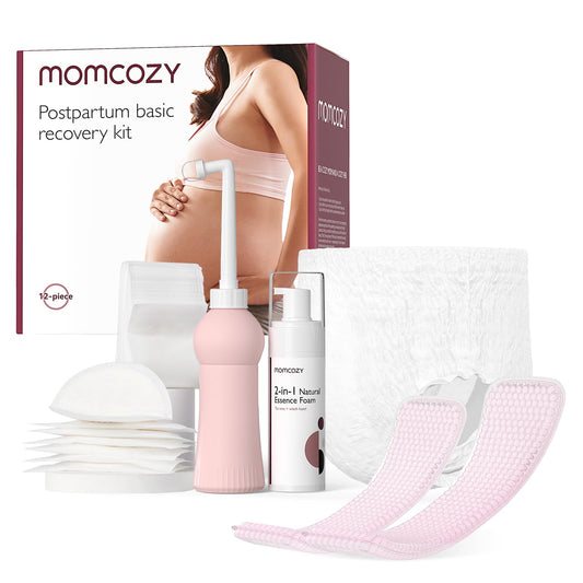 Momcozy Kit Completo Pós-Parto com Itens Essenciais para Recuperação de Mães