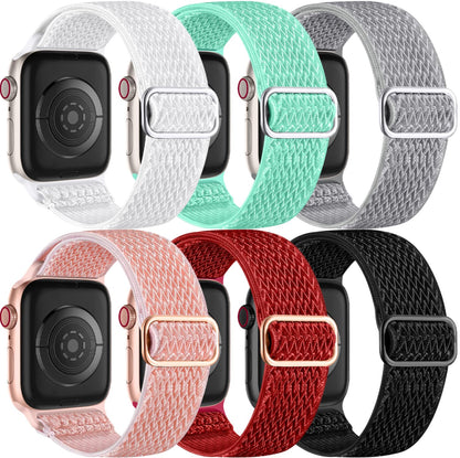 Lerobo 6 Pack Pulseiras Trançadas Solo Loop p/ Apple Watch