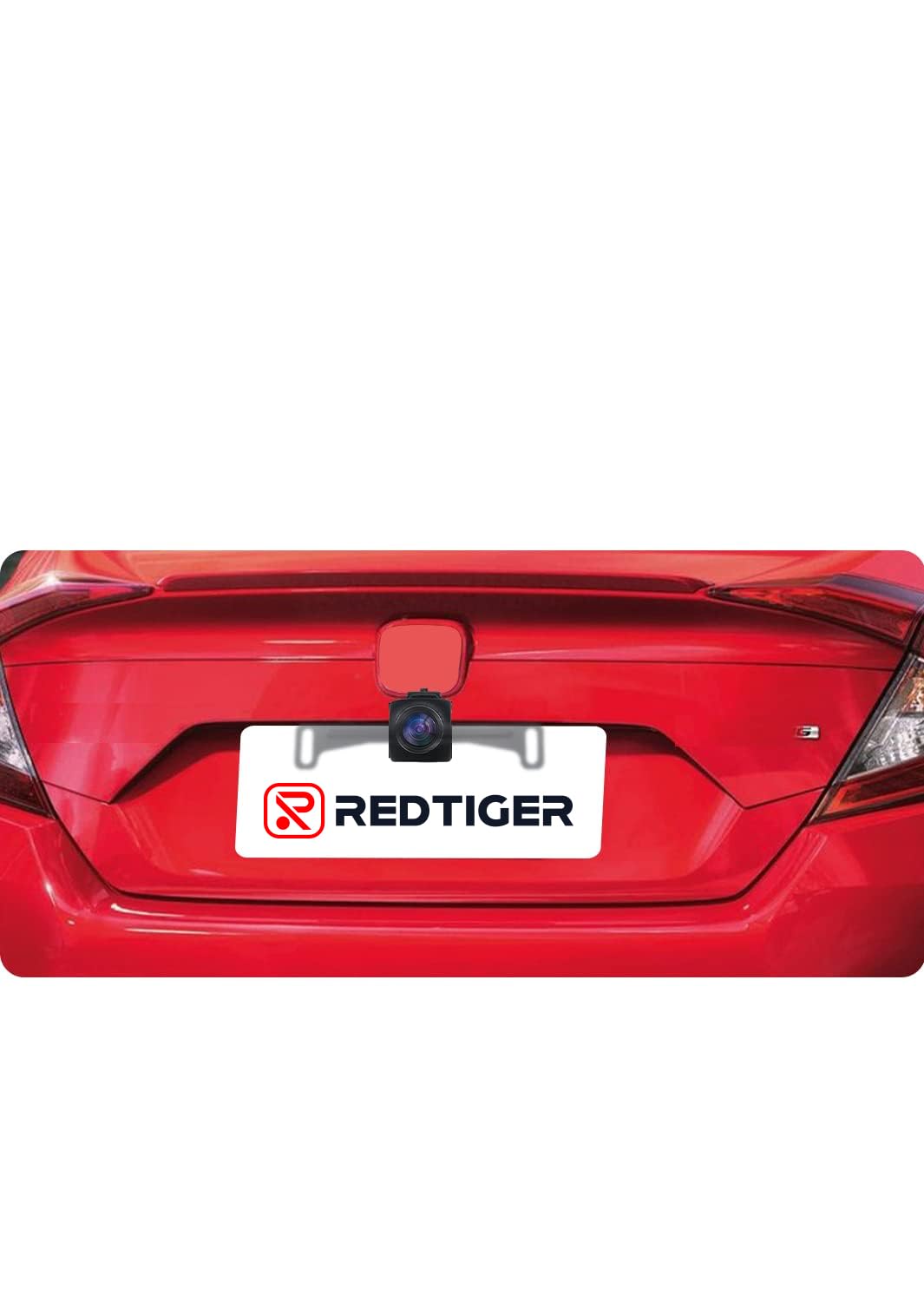 REDTIGER Suporte para Câmera Traseira de Placa Universal