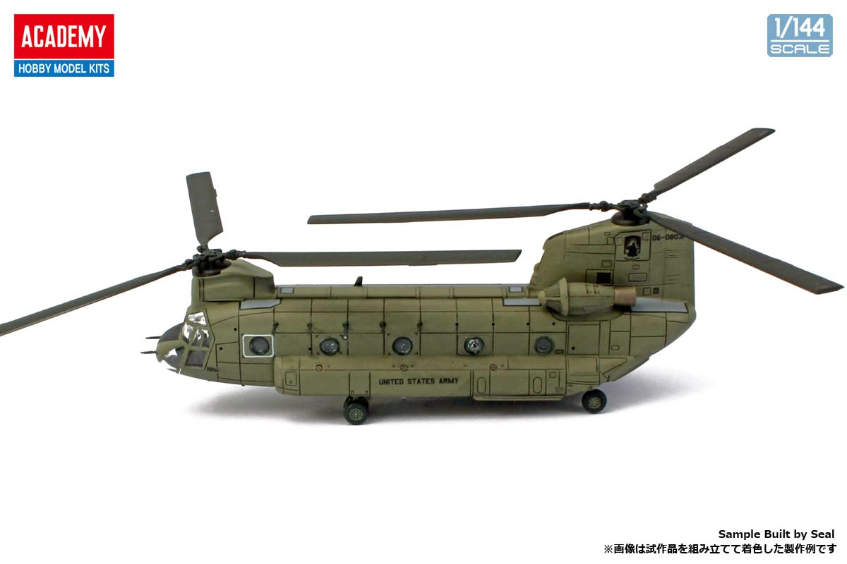 Academy 1/144 CH-47D/F/J/HC.Mk.1 Helicóptero - Kit de Modelo