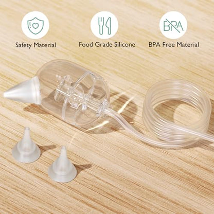 Momcozy Aspirador Nasal Elétrico para Bebês, 70kPa, 9 Níveis de Sucção (Branco)