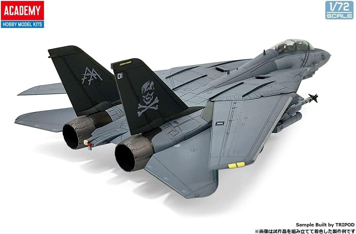 Academy F-14B Tomcat VF-103 Jolly Rogers 1/72 Modelo Plástico Detalhado